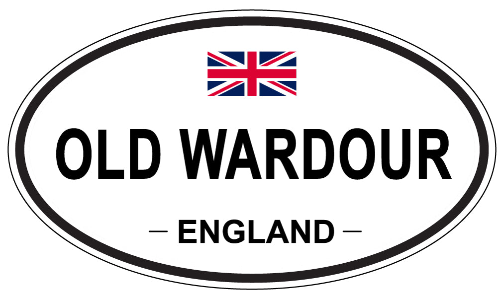 OLD WARDOUR, England - Oval Magnet