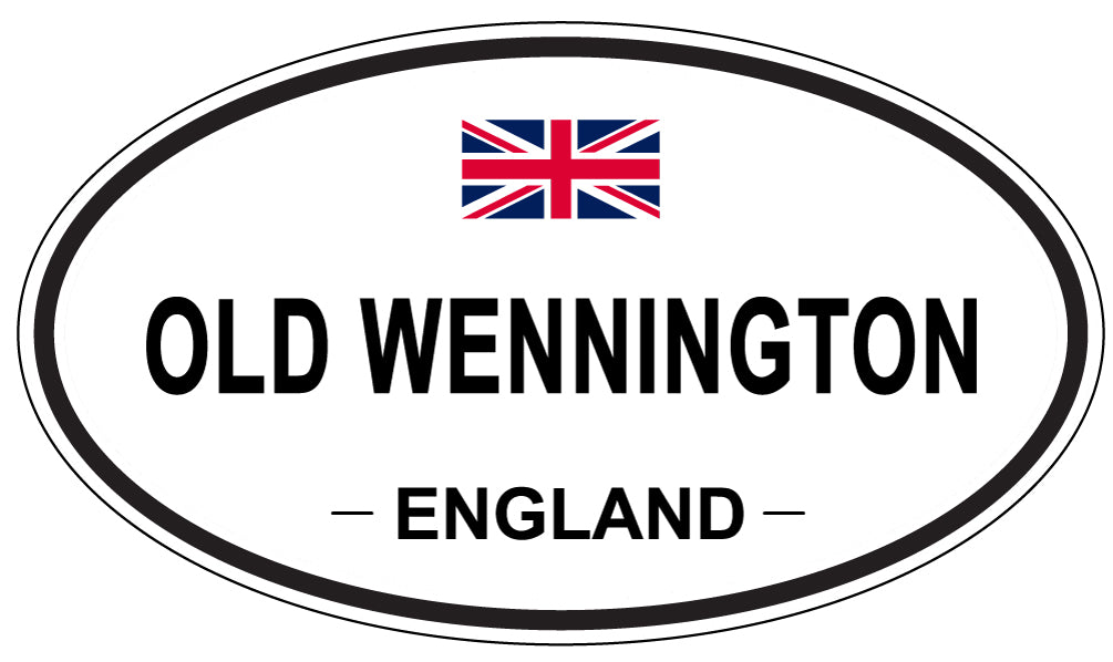 OLD WENNINGTON, England - Oval Magnet