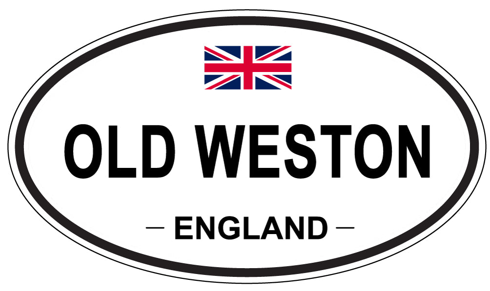 OLD WESTON, England - Oval Magnet