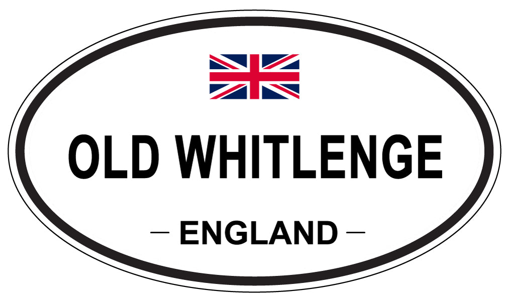 OLD WHITLENGE, ENGLAND - Oval Sticker