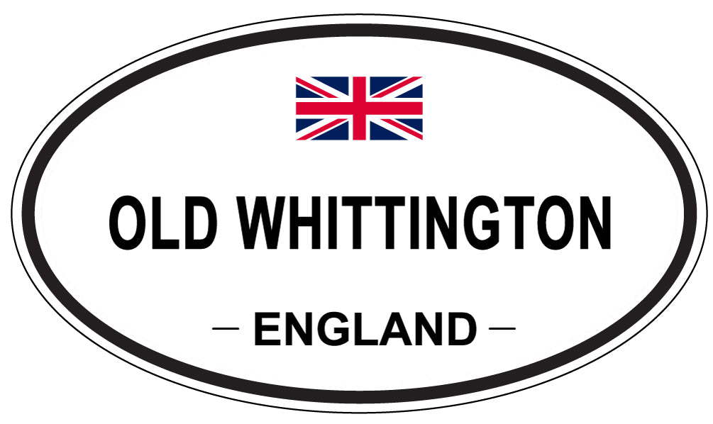 OLD WHITTINGTON, England - Oval Magnet