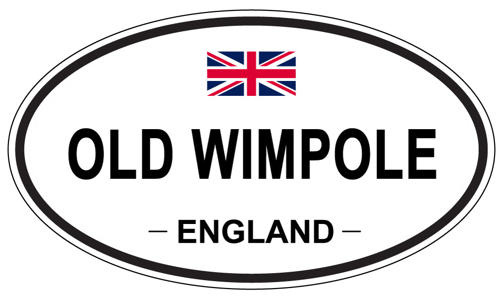 OLD WIMPOLE, England - Oval Magnet