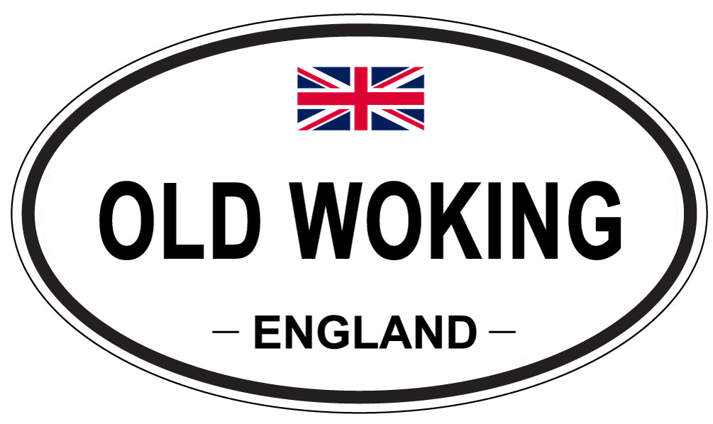 OLD WOKING, England - Oval Magnet