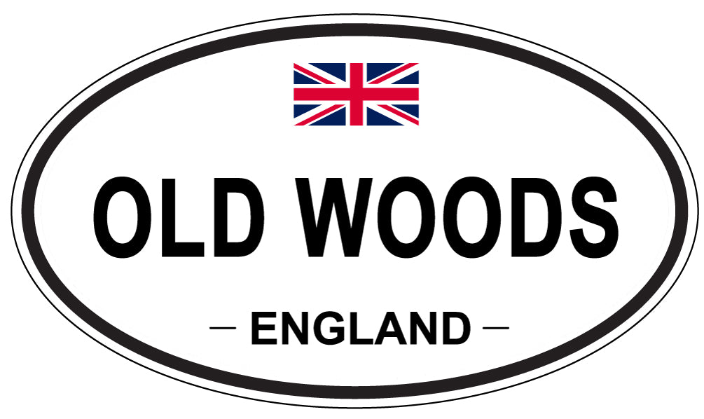 OLD WOODS, ENGLAND - Oval Sticker