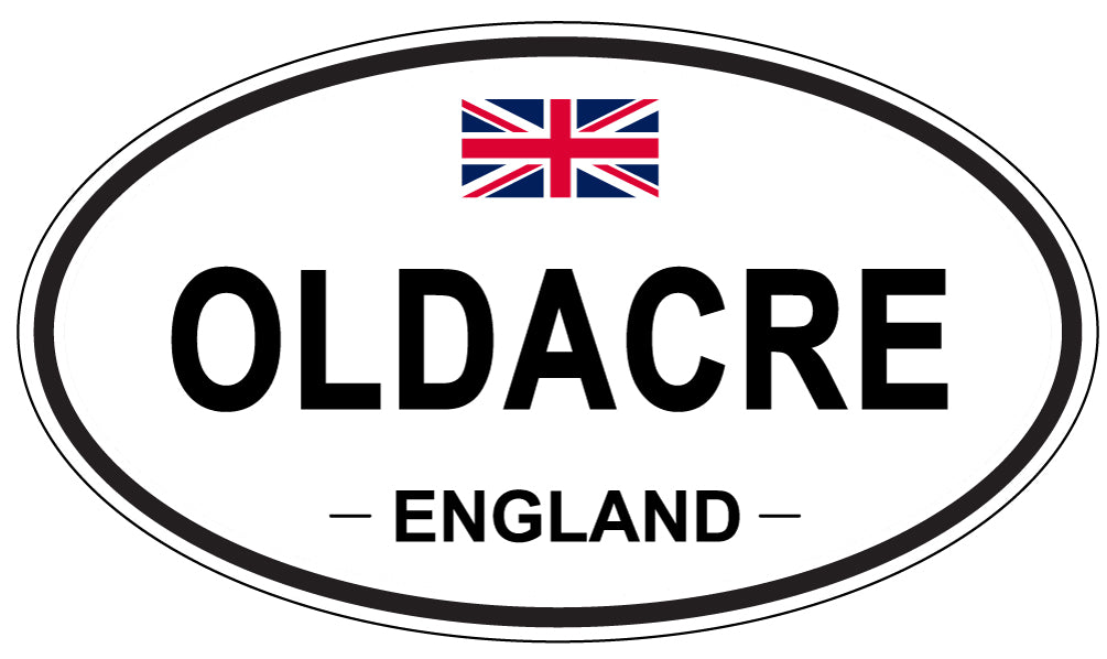OLDACRE, England - Oval Magnet