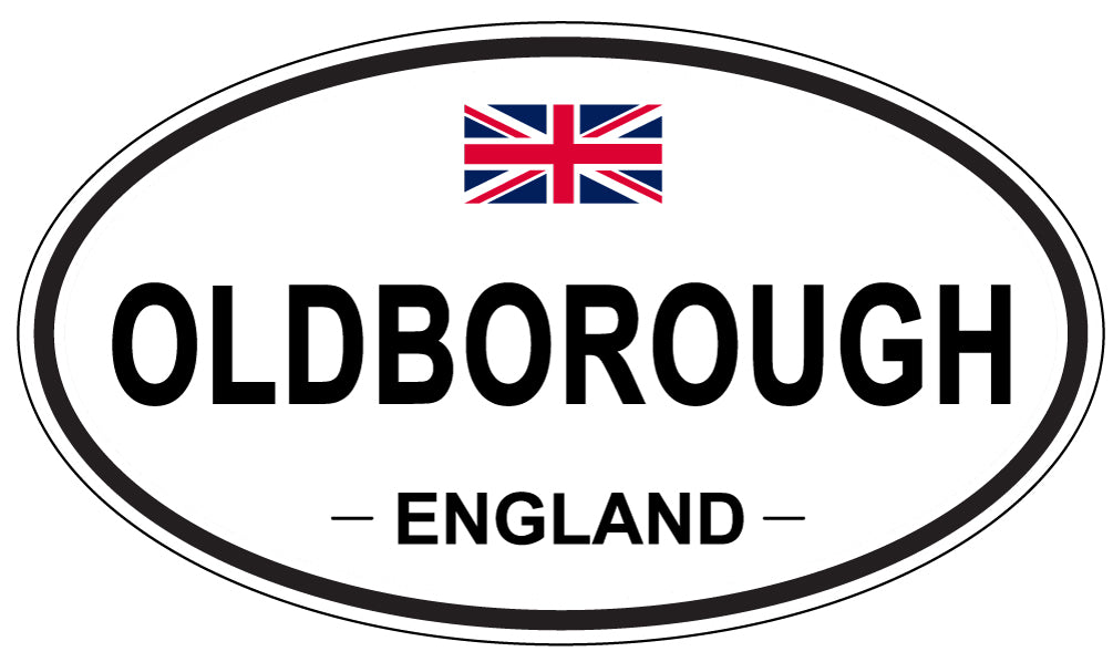 OLDBOROUGH, ENGLAND - Oval Sticker