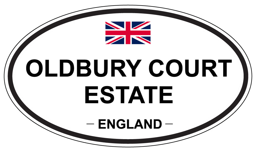 OLDBURY COURT ESTATE, England - Oval Magnet