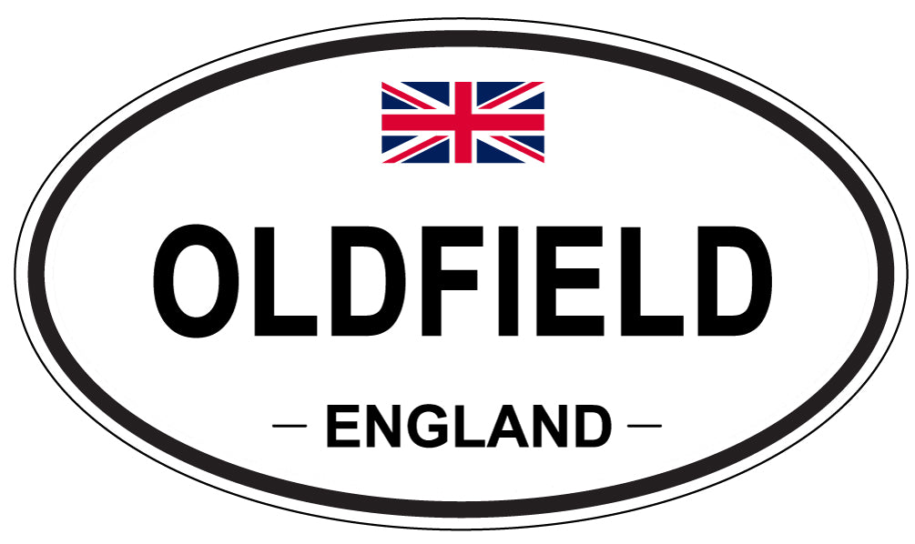 OLDFIELD, England - Oval Magnet