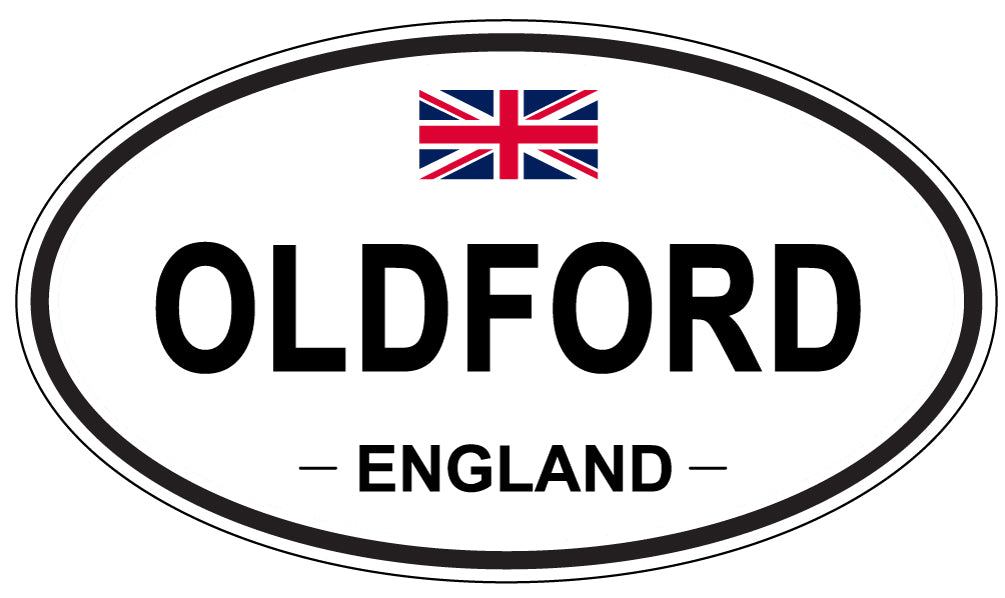 OLDFORD, ENGLAND - Oval Sticker