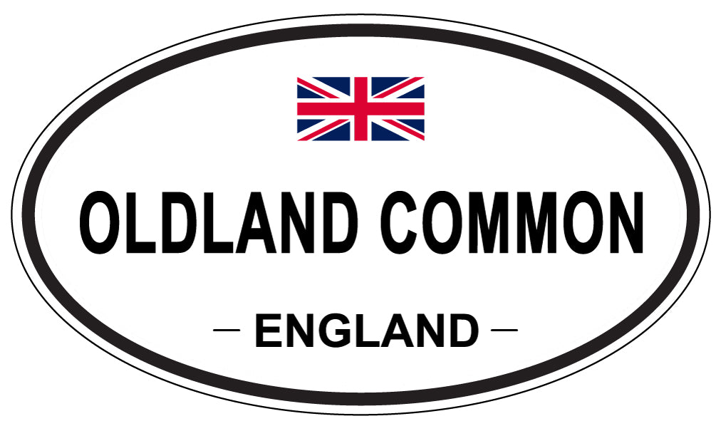OLDLAND COMMON, ENGLAND - Oval Sticker
