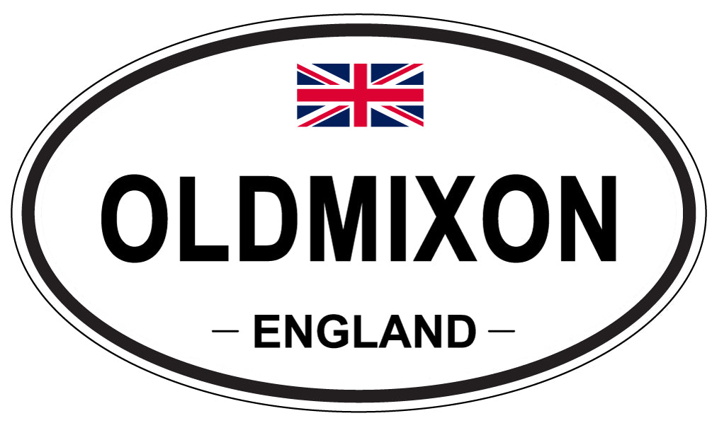OLDMIXON, England - Oval Magnet
