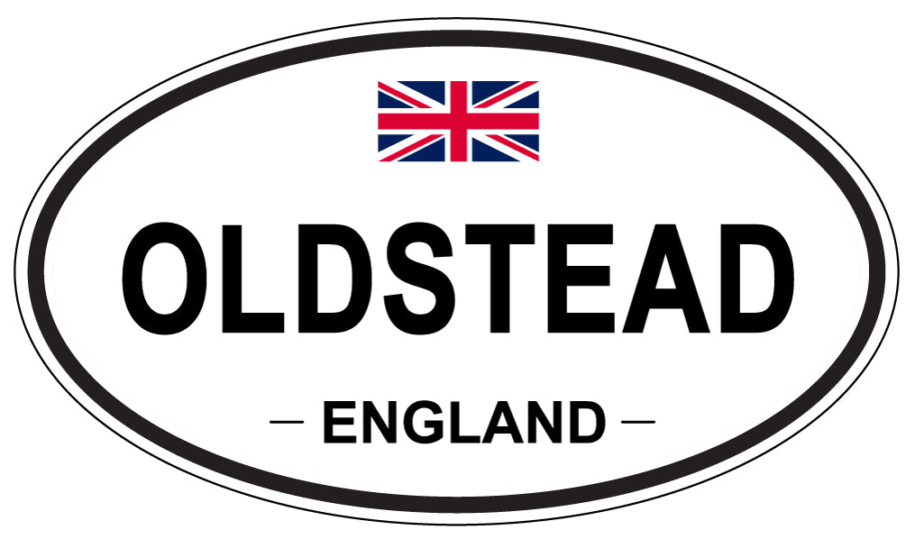 OLDSTEAD, England - Oval Magnet