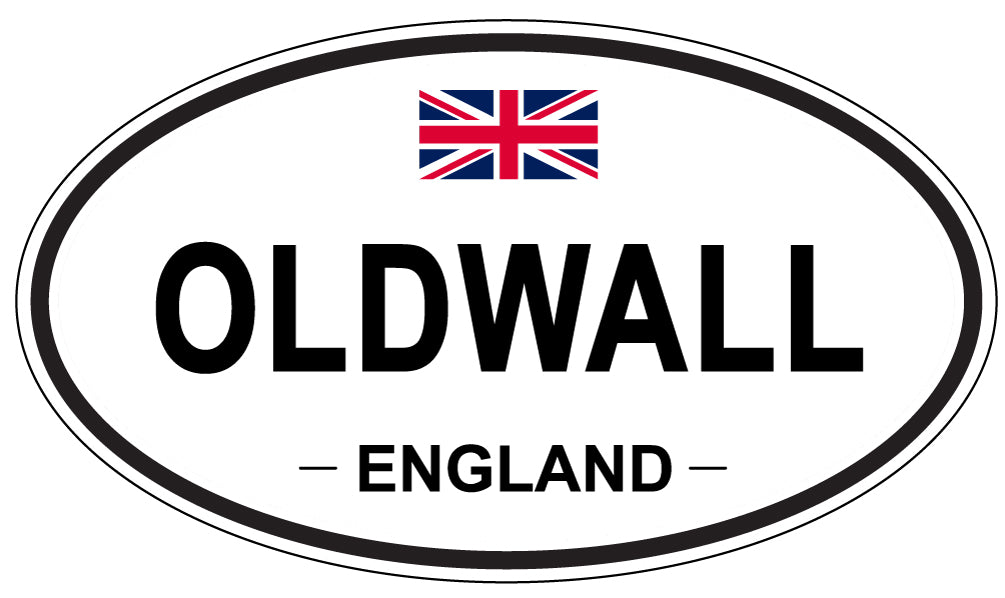 OLDWALL, ENGLAND - Oval Sticker