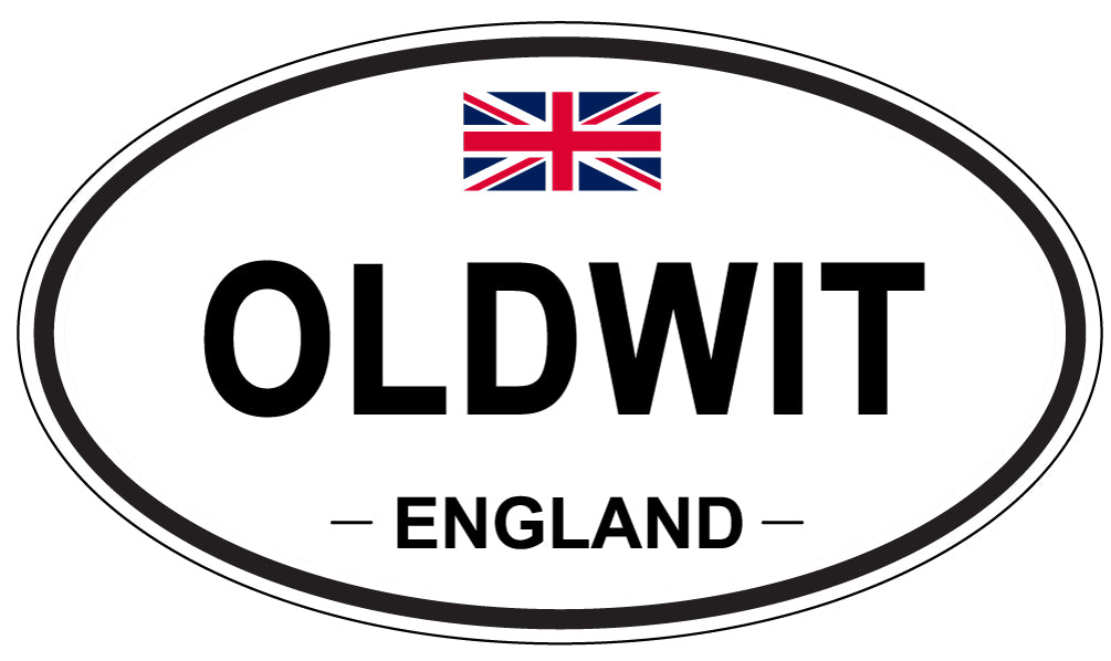 OLDWIT, England - Oval Magnet