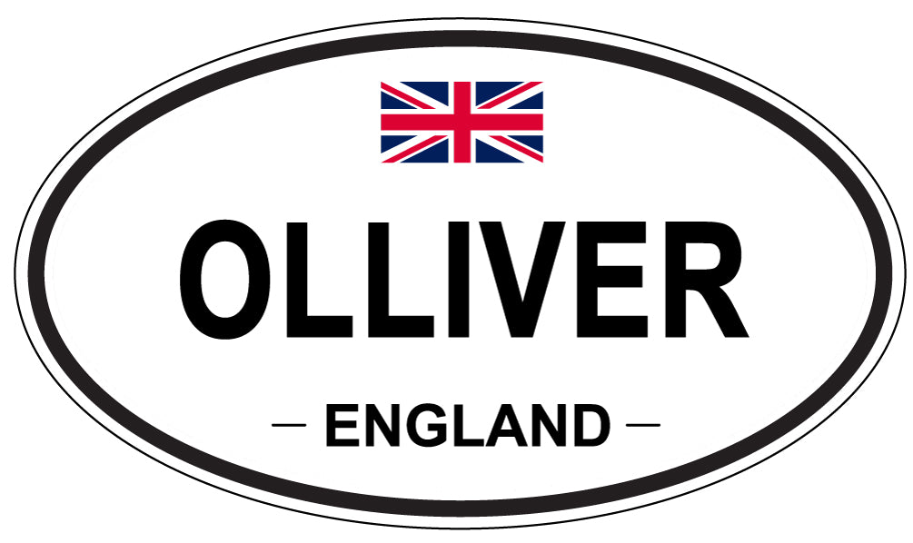 OLLIVER, England - Oval Magnet