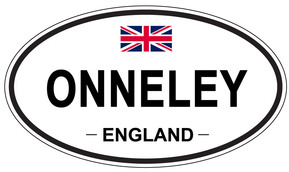 ONNELEY, England - Oval Magnet