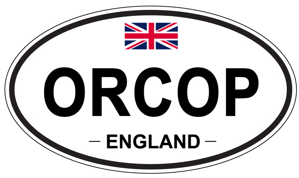 ORCOP, England - Oval Magnet