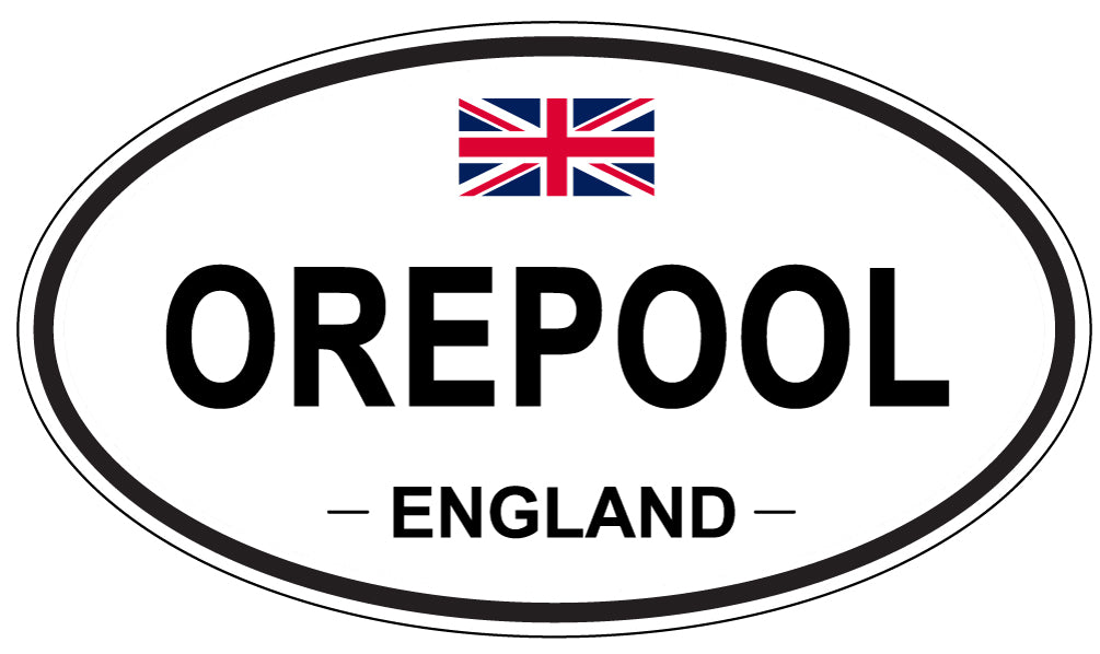 OREPOOL, England - Oval Magnet