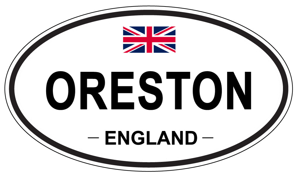 ORESTON, England - Oval Magnet