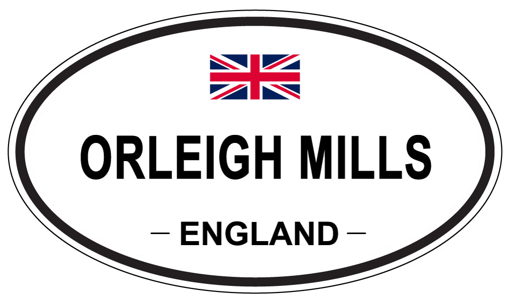 ORLEIGH MILLS, England - Oval Magnet