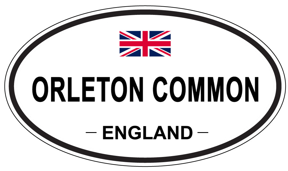 ORLETON COMMON, England - Oval Magnet