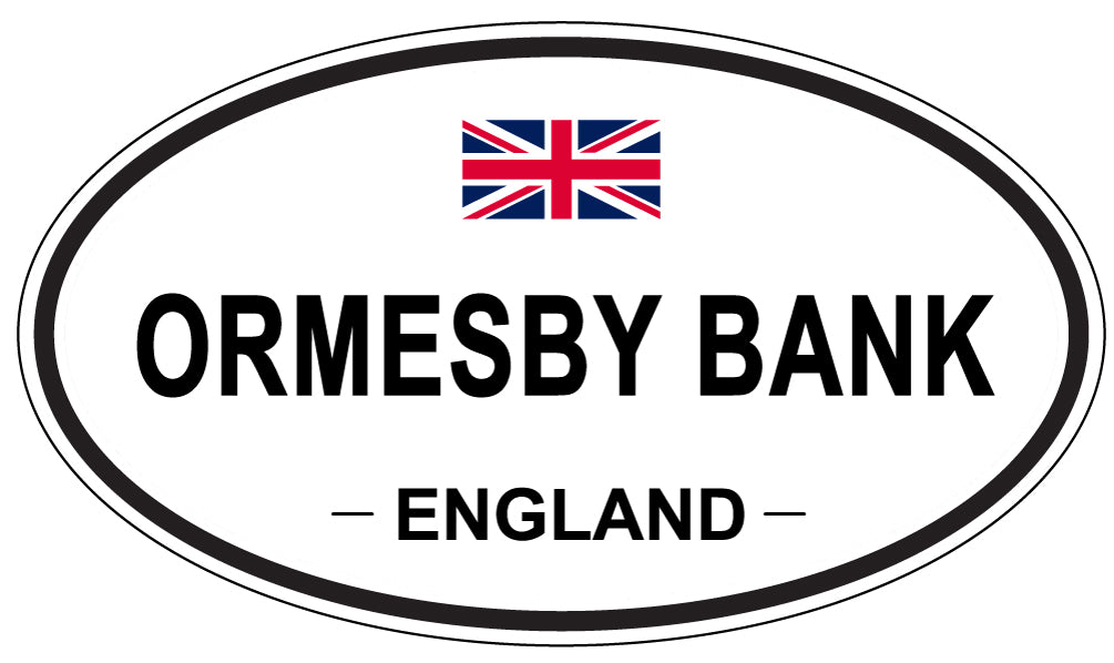 ORMESBY BANK, England - Oval Magnet