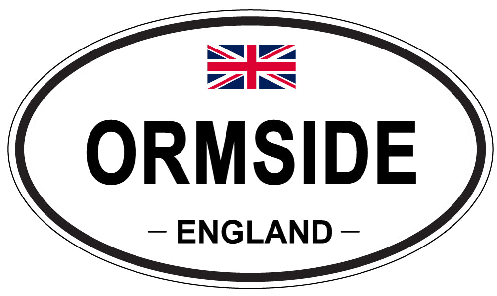 ORMSIDE, England - Oval Magnet