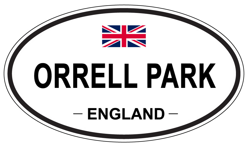 ORRELL PARK, England - Oval Magnet