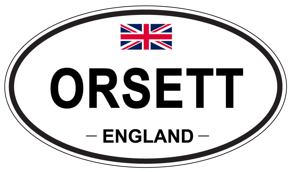 ORSETT, England - Oval Magnet