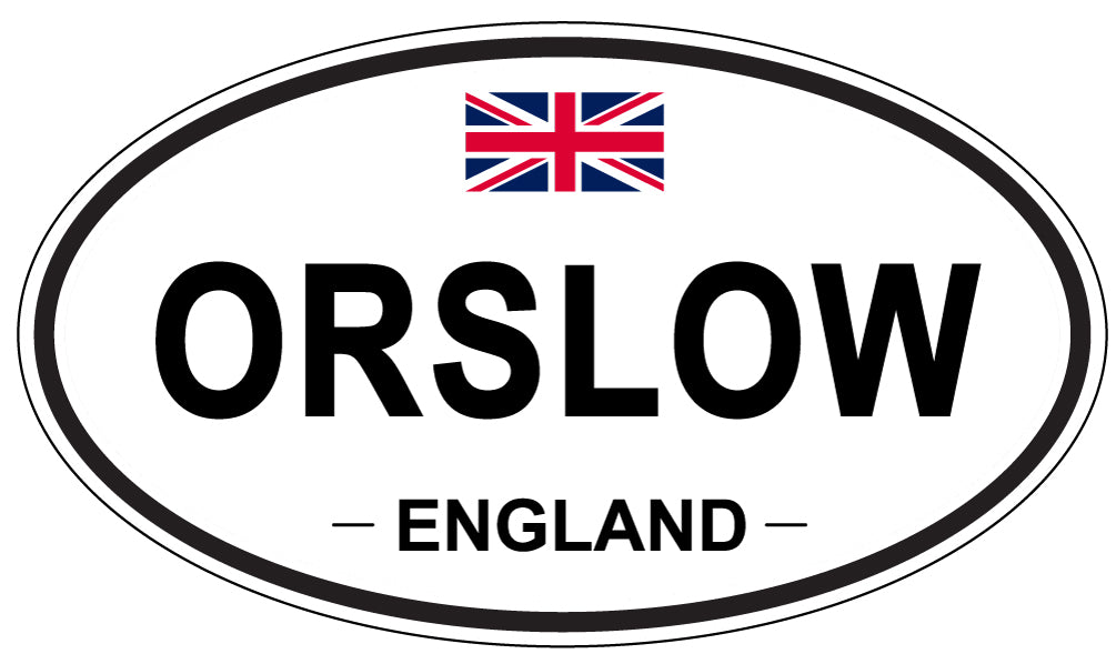 ORSLOW, England - Oval Magnet