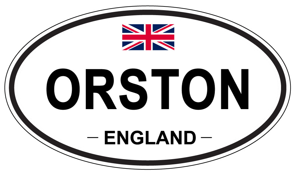 ORSTON, England - Oval Magnet