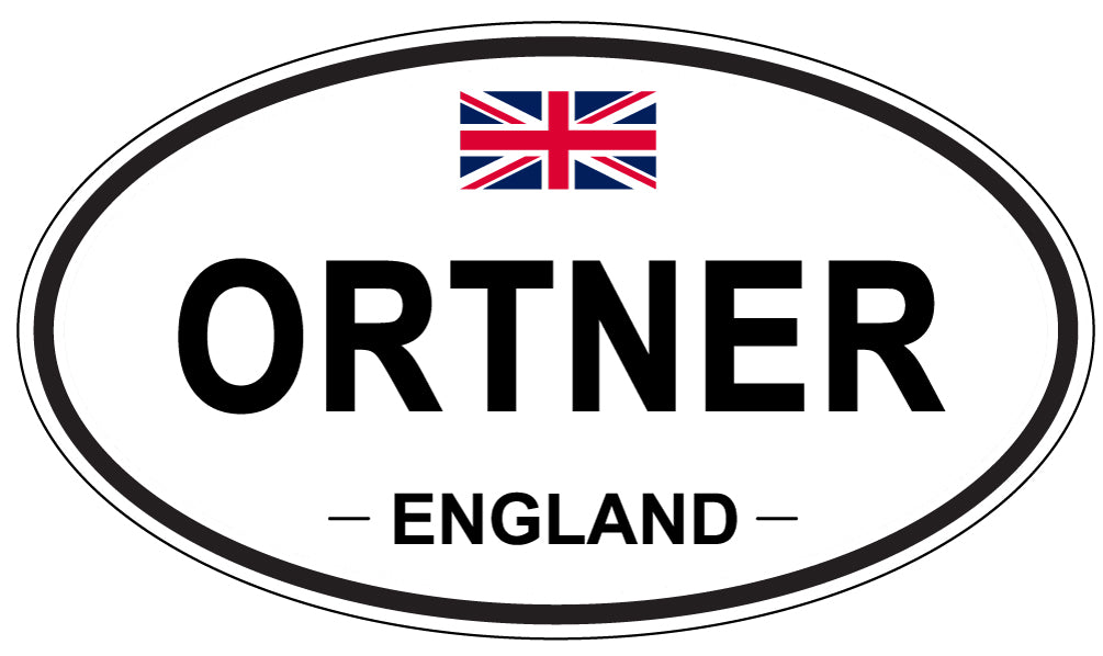ORTNER, England - Oval Magnet