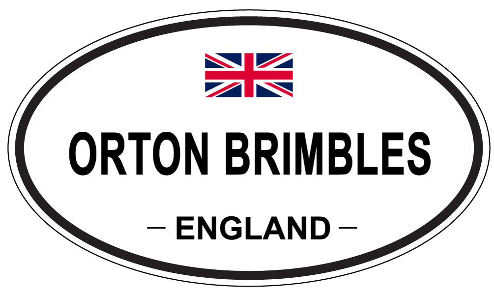 ORTON BRIMBLES, England - Oval Magnet
