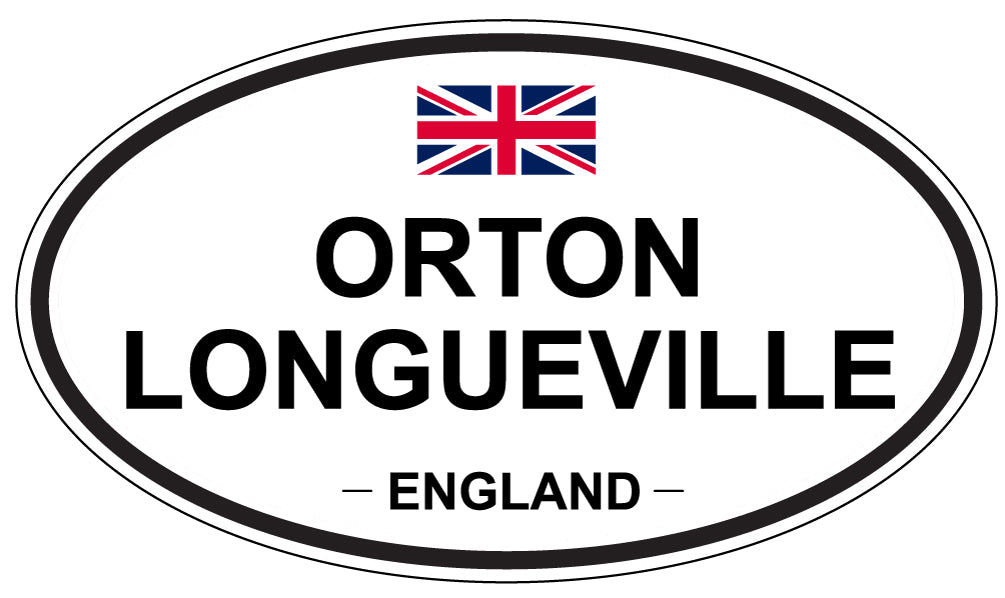 ORTON LONGUEVILLE, England - Oval Magnet