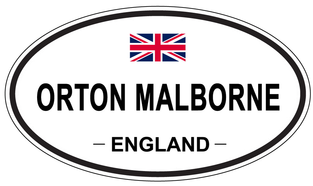 ORTON MALBORNE, England - Oval Magnet