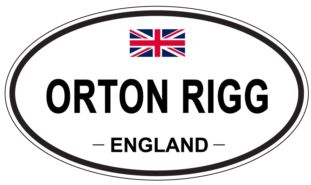 ORTON RIGG, England - Oval Magnet