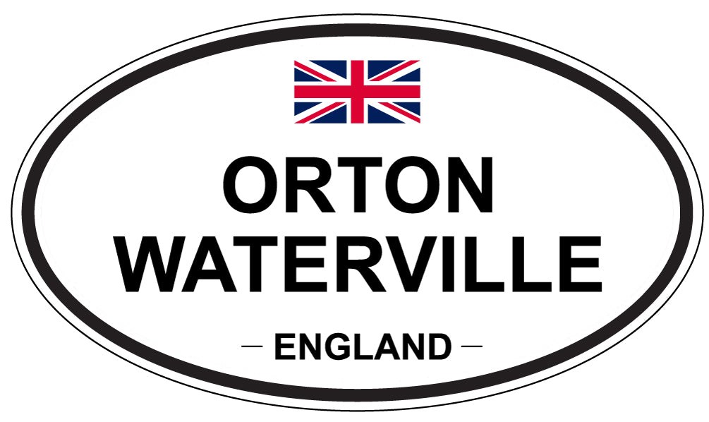 ORTON WATERVILLE, England - Oval Magnet