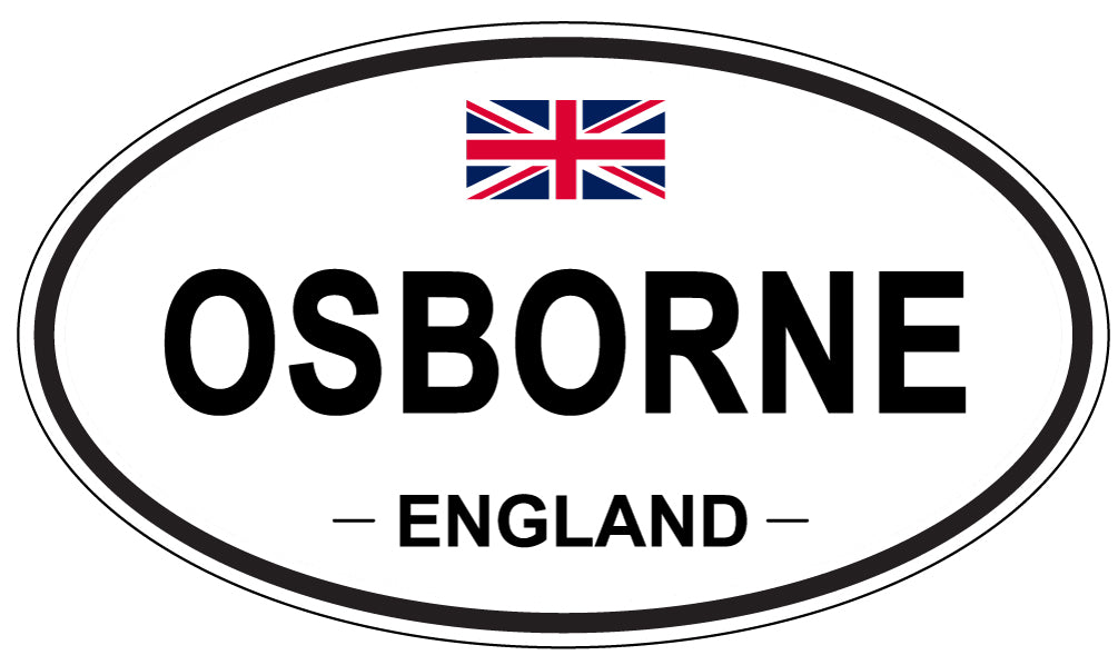 OSBORNE, England - Oval Magnet