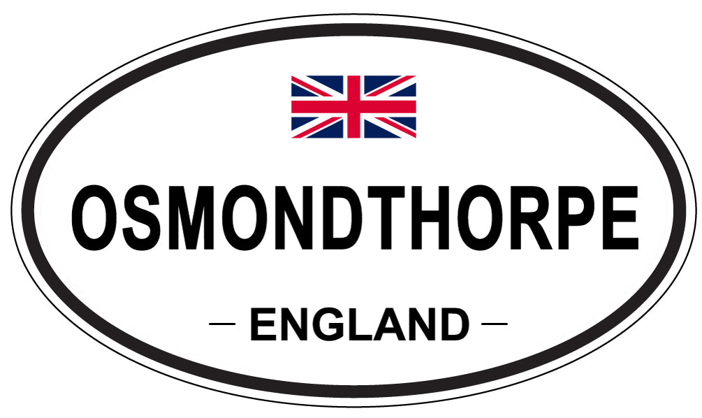 OSMONDTHORPE, England - Oval Magnet