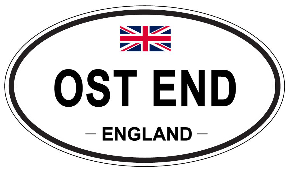 OST END, England - Oval Magnet