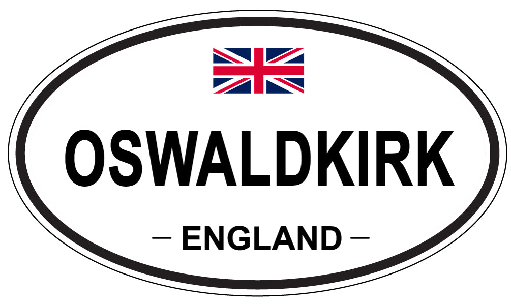 OSWALDKIRK, England - Oval Magnet