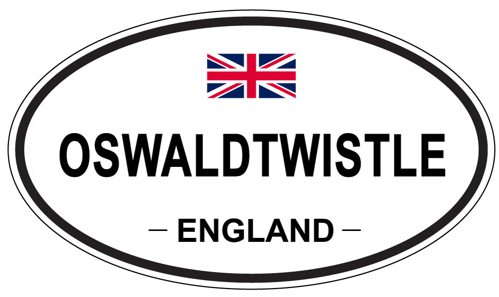 OSWALDTWISTLE, England - Oval Magnet