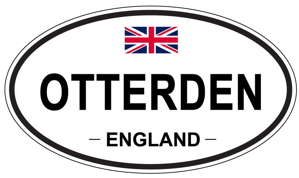 OTTERDEN, ENGLAND - Oval Sticker