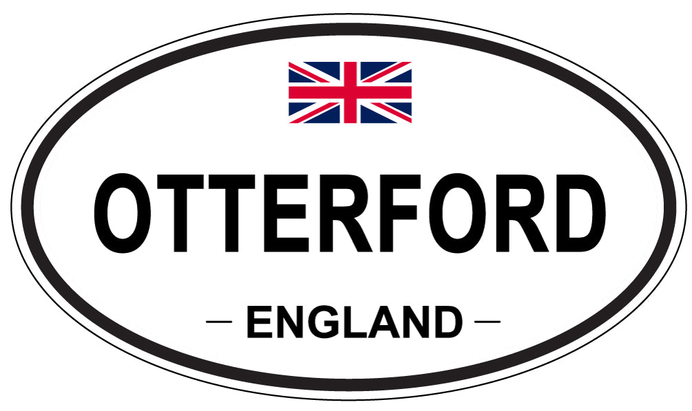 OTTERFORD, ENGLAND - Oval Sticker