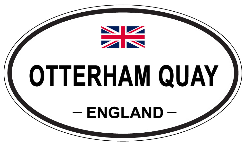 OTTERHAM QUAY, England - Oval Magnet