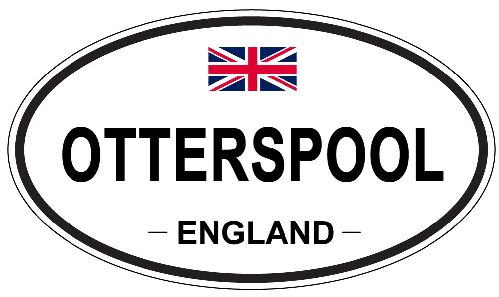 OTTERSPOOL, ENGLAND - Oval Sticker