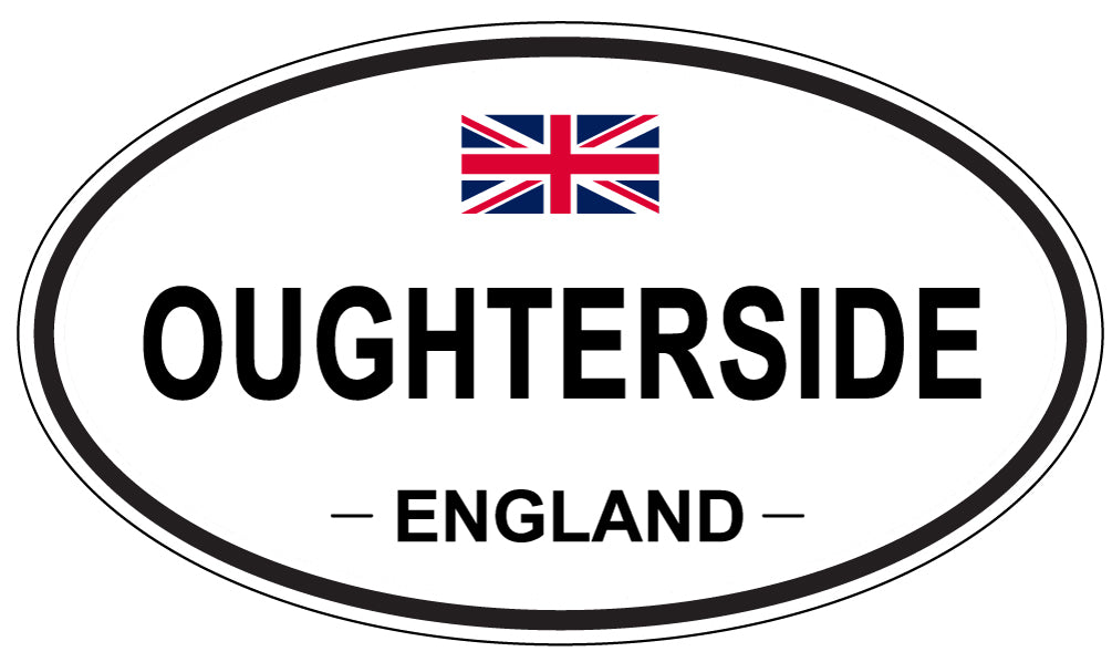 OUGHTERSIDE, England - Oval Magnet