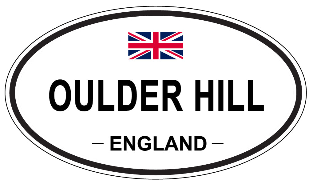 OULDER HILL, England - Oval Magnet