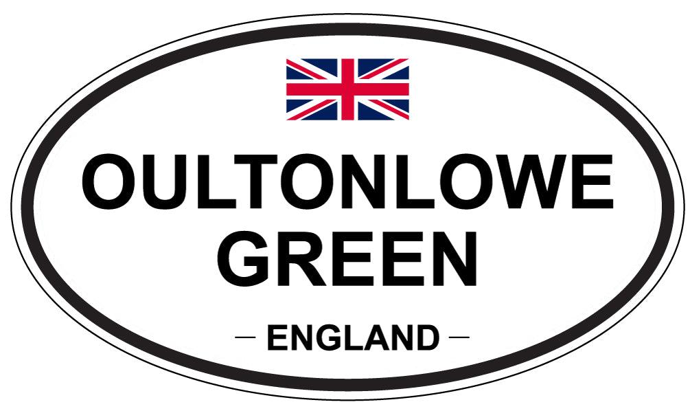 OULTONLOWE GREEN, England - Oval Magnet