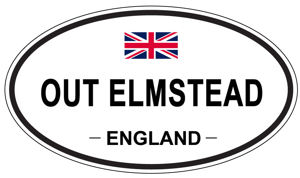 OUT ELMSTEAD, England - Oval Magnet